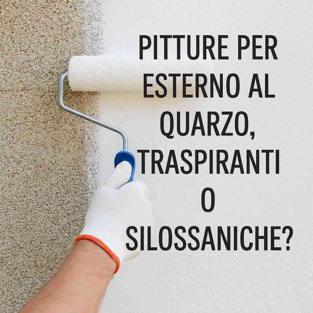pitture per esterno al quarzo, pitture traspiranti, pittura silossanica per esterni, pitture per facciata, pitture per cappotto esterno, pitture termiche, pitture da interni